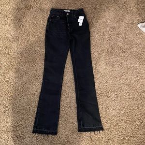 Black free people flare Jean